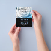 moderner abstrakter Wasserhaube Flyer (Gruppe)