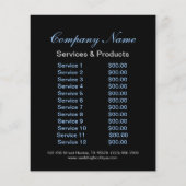 moderner abstrakter Wasserhaube Flyer (Hinten)