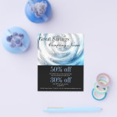 moderner abstrakter Wasserhaube Flyer (Einzeln)