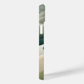 Moderner Abstrakter Wavy Muster Personalisierter N Case-Mate iPhone Hülle (Rückseite / Rechts)