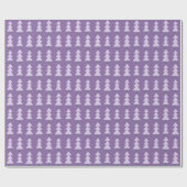Moderner Abstrakter Weihnachtsbaum Lavender Geschenkpapier (Flach)