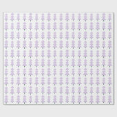 Moderner Abstrakter Weihnachtsbaum Lavender Geschenkpapier (Flach)