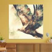 Moderner Adler Leinwanddruck (Insitu (Wohnzimmer))