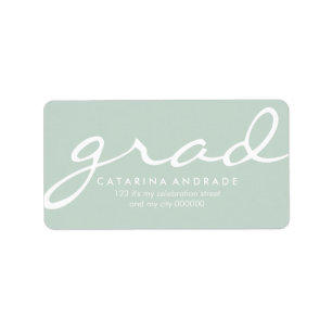 Moderner Adressaufkleber