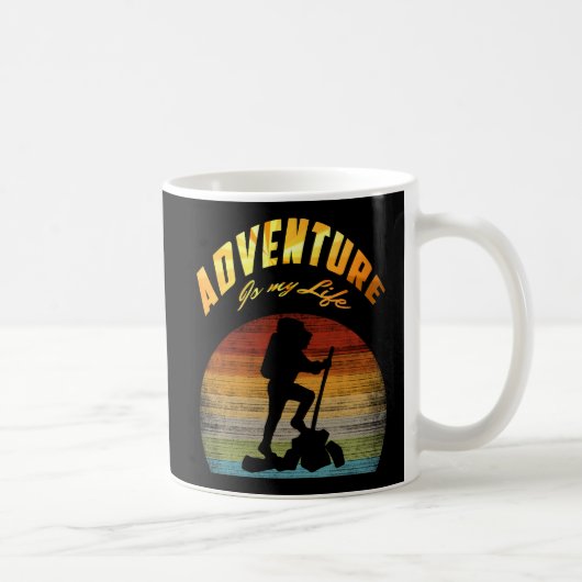 Moderner Adventure Lifestyle Kaffeetasse (Rechts)