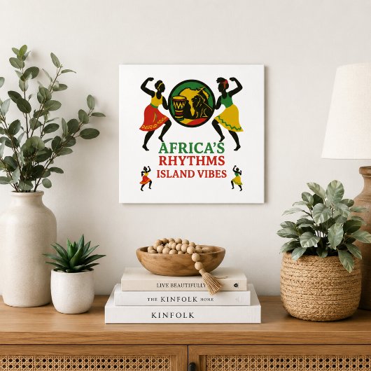 Moderner Afrikanischer Rhythmus Insel-Vibes Poster