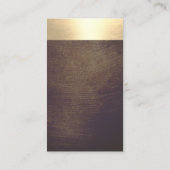 Moderner Agent für Notariatsdarlehen an der Goldgr Visitenkarte (Rückseite)