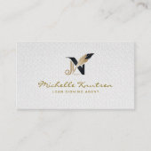 Moderner Agent für Notariatsdarlehen Visitenkarte (Vorderseite)