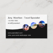 Moderner Agent-Spezialist Visitenkarte (Vorderseite)