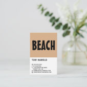 Moderner Agent Visitenkarte (Stehend Vorderseite)