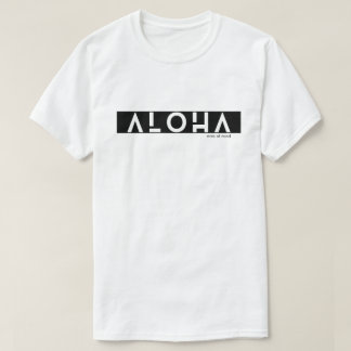 Moderner ALOHA Staat Mind Unisex Alltägliches T-Sh T-Shirt