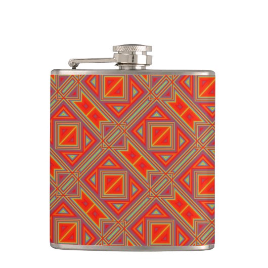 Moderner amerikanischer 22 Wrapped Flask Flachmann (Vorderseite)