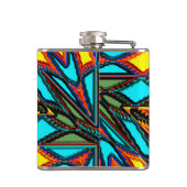 Moderner amerikanischer 7 Wrapper Flachmann (Rückseite)