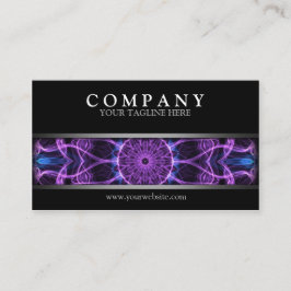 Moderner Amethyst Wunsch Visitenkarte