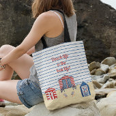 Moderner, an die Küste angepasster Sommer Tragetaschen Mit Langen Trägern