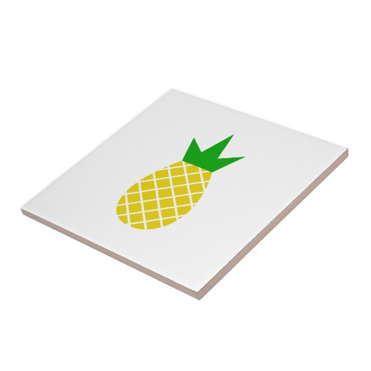 Moderner Ananasentwurf Fliese (Seite)