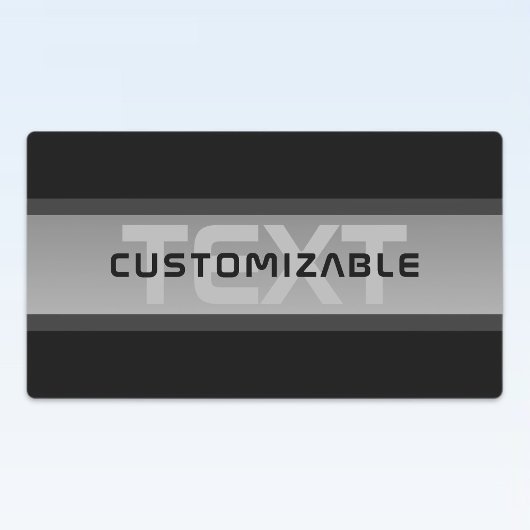 Moderner, anpassbarer Layierter Text | Schwarz & G Etiketten