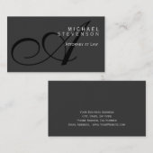 Moderner Anwalt der juristischen Visitenkarte (Vorne/Hinten)