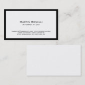 Moderner Anwalt für die Anwaltskanzlei der Anwalts Visitenkarte (Vorne/Hinten)