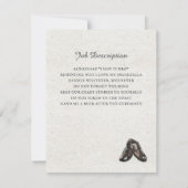 Moderner Anzug Trauzeuge Vorschlag anfordern Mitteilungskarte (Rückseite)