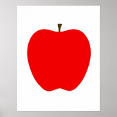 Moderner Apple-Druck Poster (Vorne)