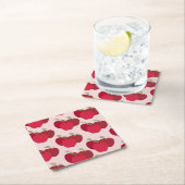 Moderner Apple Print Decorative Paper Untersetzer (Vor Ort)