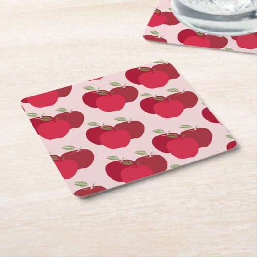 Moderner Apple Print Decorative Paper Untersetzer (angewinkelt)