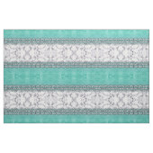 Moderner Aquamariner Glitzer Marble Geometric Trib Stoff (Fat Quarter (45,7 x 55,9 cm))