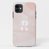 Moderner Aquarell Individuelle Name I Telefongehäu Case-Mate iPhone Hülle (Rückseite)