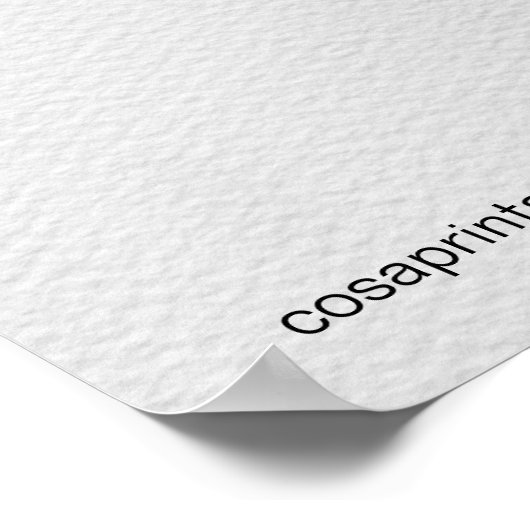 Moderner Aquarellvogel auf einer Winterzweigbeere Poster (Ecke)