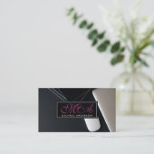 Moderner Arbeitsraum | Büro Visitenkarte (Stehend Vorderseite)