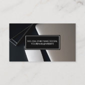 Moderner Arbeitsraum | Büro Visitenkarte (Rückseite)