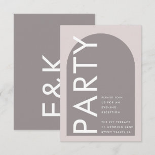 Moderner Arch Abstrakt Japandi Minimalismus Begleitkarte