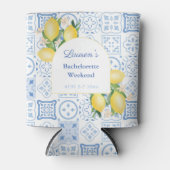 Moderner Arch Lemons Junggeselinnen-Abschied Gefal Dosenkühler (Vorderseite)