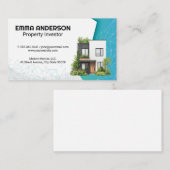 Moderner Architekt | Immobilien-Anwesen Visitenkarte (Vorne/Hinten)