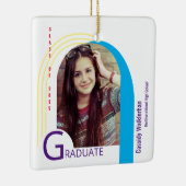 Moderner Arkadenfarbener Foto Abschluss Keramikornament (Rechts)