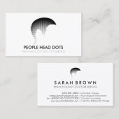 Moderner Arzt für klinische Psychologie Visitenkarte (Vorne/Hinten)