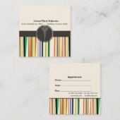 Moderner Arzt Med Pediatrics Ernennung Terminkarte (Vorne/Hinten)