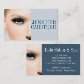 Moderner Ästhetik Salon Wellness-Center Makeup Art Visitenkarte (Vorne/Hinten)