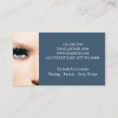 Moderner Ästhetik Salon Wellness-Center Makeup Art Visitenkarte (Rückseite)