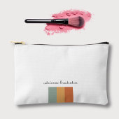 Moderner ästhetischer kleiner Retro-Farbblock Zubehörtasche