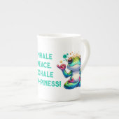 Moderner atemberaubender Frosch | Porzellantasse (Vorderseite Rechts)