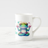 Moderner atemberaubender Frosch | Porzellantasse (Rechts)