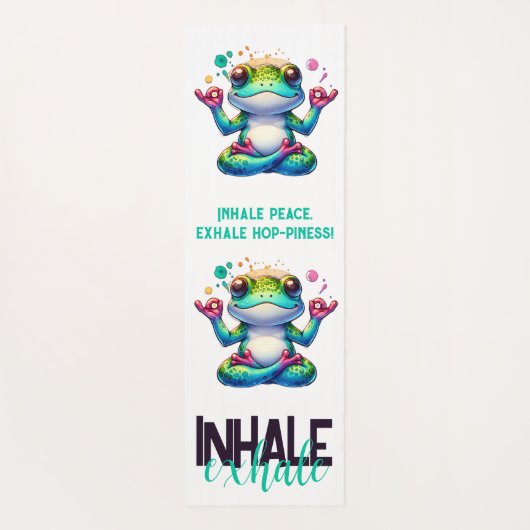 Moderner atemberaubender Frosch | Yogamatte (Rückseite)