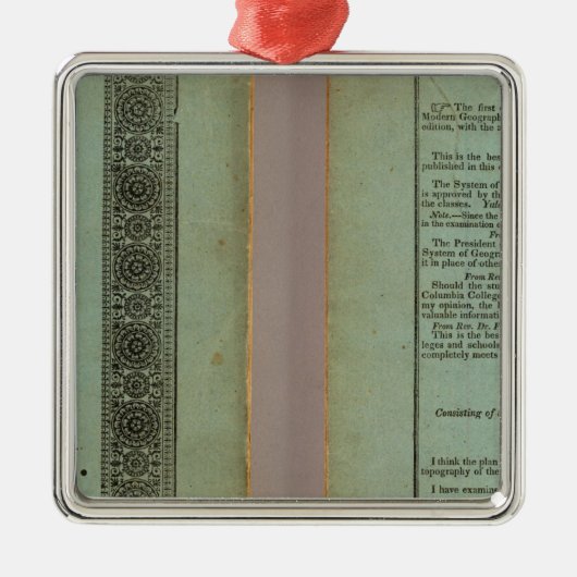 Moderner Atlas Ornament Aus Metall (Vorne)