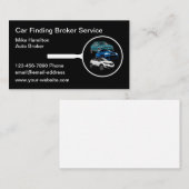 Moderner Auto Broker Car Sales Visitenkarte (Vorne/Hinten)