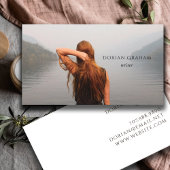 Moderner Autor von Minimalistischen Fotos Visitenkarte