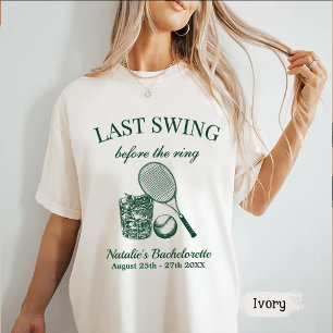 Moderner Bach Letzter Schwung vor dem Ring Tennis T-Shirt