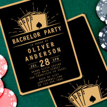 Moderner Bachelor Party Poker Casino