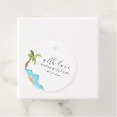 Moderner Badestrand Sommer Beach Geschenkanhänger (Beispiel)